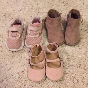 Old navy and wonder nation toddler girl shoe lot
